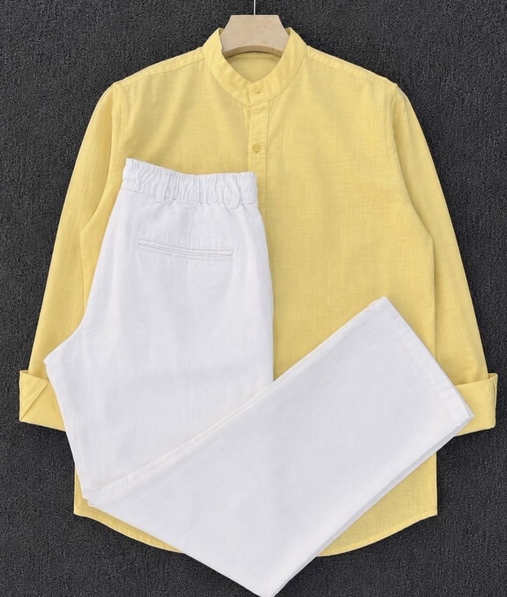 Intellectual_OT's tweet photo. Italian Linen two piece in more colors 

🏷️ 40k each 

Kindly Rt 🙏🏽 https://t.co/a7VbB7bSCs