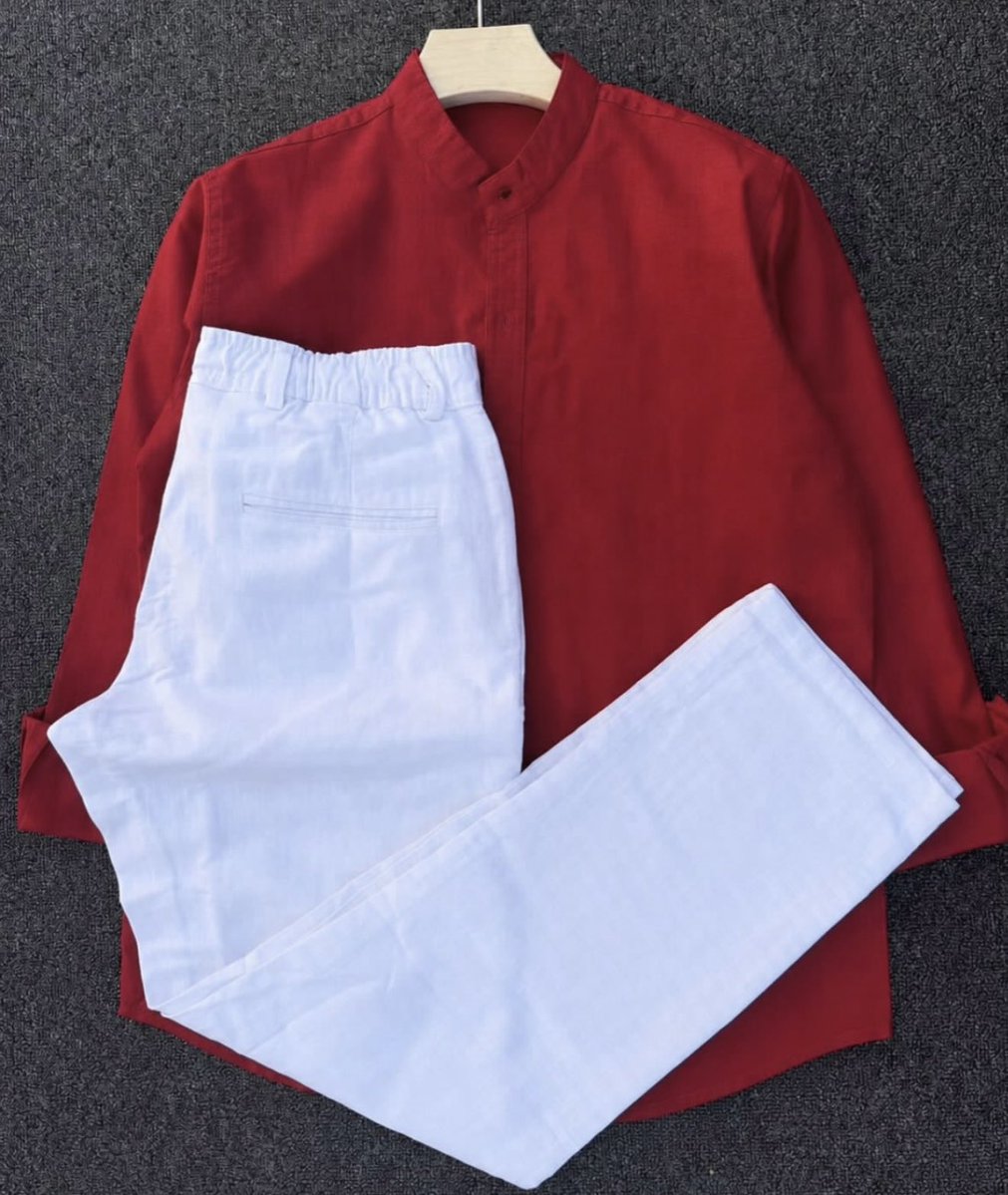 Intellectual_OT's tweet photo. Italian Linen two piece in more colors 

🏷️ 40k each 

Kindly Rt 🙏🏽 https://t.co/a7VbB7bSCs