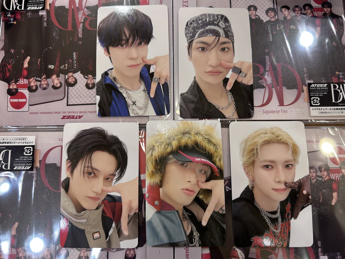 sanpi__0710's tweet photo. ATEEZ トレカ交換

【譲】6日 ソンファ ユノ ヨサン ウヨン ミンギ

【求】6日 サン

現場手渡し
気軽にお声かけ下さい(  ˊᵕˋ  ) https://t.co/yowNqgFAka