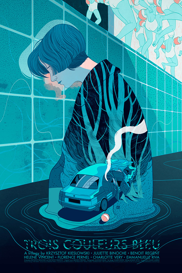 GaTsunami's tweet photo. This artwork is created by @victongai  , a Hong Kong-born illustrator renowned for her highly detailed, imaginative, and surreal visual narratives. Her works often combine traditional Eastern aesthetics with Western illustration techniques, creating complex worlds filled with symbolism, emotion, and storytelling. In this piece, Ngai uses her distinctive visual language to explore themes of human identity, memory, technology, and emotional experience.

The artwork presents a surreal and introspective atmosphere through a carefully controlled blue-green color palette. The cool tones create a sense of silence, loneliness, and emotional distance, suggesting an inner psychological landscape rather than a realistic physical environment.

The central figure, with a lowered head and hidden facial features, appears isolated and contemplative. By removing clear personal identity, Victo Ngai transforms the character into a universal representation of human vulnerability and self-reflection. The flowing patterns covering the figure’s body resemble organic structures or memories, blurring the boundary between the human body and the surrounding environment. This reflects one of Ngai’s characteristic approaches: transforming abstract emotions into tangible visual forms.

A particularly striking element is the car emerging from the figure’s body. This surreal combination creates a powerful metaphor. The car may symbolize movement, escape, personal journeys, or the passage of time. By placing the vehicle inside the human form, Ngai suggests that modern technology and life experiences have become inseparable parts of human identity. The machine is no longer an external object but an extension of memory, emotion, and personal history.

The geometric grid structure in the background contrasts with the organic shapes of the figure. The rigid lines represent systems, order, and modern civilization, while the flowing forms represent emotion, imagination, and human complexity. Through this contrast, Victo Ngai explores the tension between technological progress and human feelings.

The smaller figures appearing in the upper section add another layer of interpretation. They may represent society, relationships, or fragmented memories existing outside the individual’s private emotional world. These elements create a sense of narrative depth, encouraging viewers to imagine the story behind the image rather than simply observe the composition.

From a compositional perspective, Ngai demonstrates her mastery of visual storytelling. The large central figure creates a strong focal point, while layered spatial elements guide the viewer’s eyes through different symbolic details. The limited color scheme enhances the cinematic quality of the image, creating a dreamlike and emotionally charged atmosphere.

Overall, Victo Ngai’s artwork can be interpreted as a meditation on identity, loneliness, memory, and the relationship between humans and technology. Rather than presenting a direct narrative, she constructs a symbolic world where emotions, objects, and environments merge together. The artwork invites viewers to reflect on their own experiences and understand the image through personal interpretation.

Key Artistic Characteristics
Artist: Victo Ngai
Style: Surrealism / Contemporary Digital Illustration
Mood: Melancholic, mysterious, reflective
Themes: Identity, isolation, memory, technology, human emotion
Techniques: Symbolic imagery, cinematic composition, monochromatic color palette, contrast between organic and geometric forms

Victo Ngai’s work is especially powerful because it transforms invisible emotions into visible landscapes. Through imaginative symbolism and extraordinary detail, she creates an artwork that feels both personal and universal — a visual journey into the relationship between the human mind and the modern world.