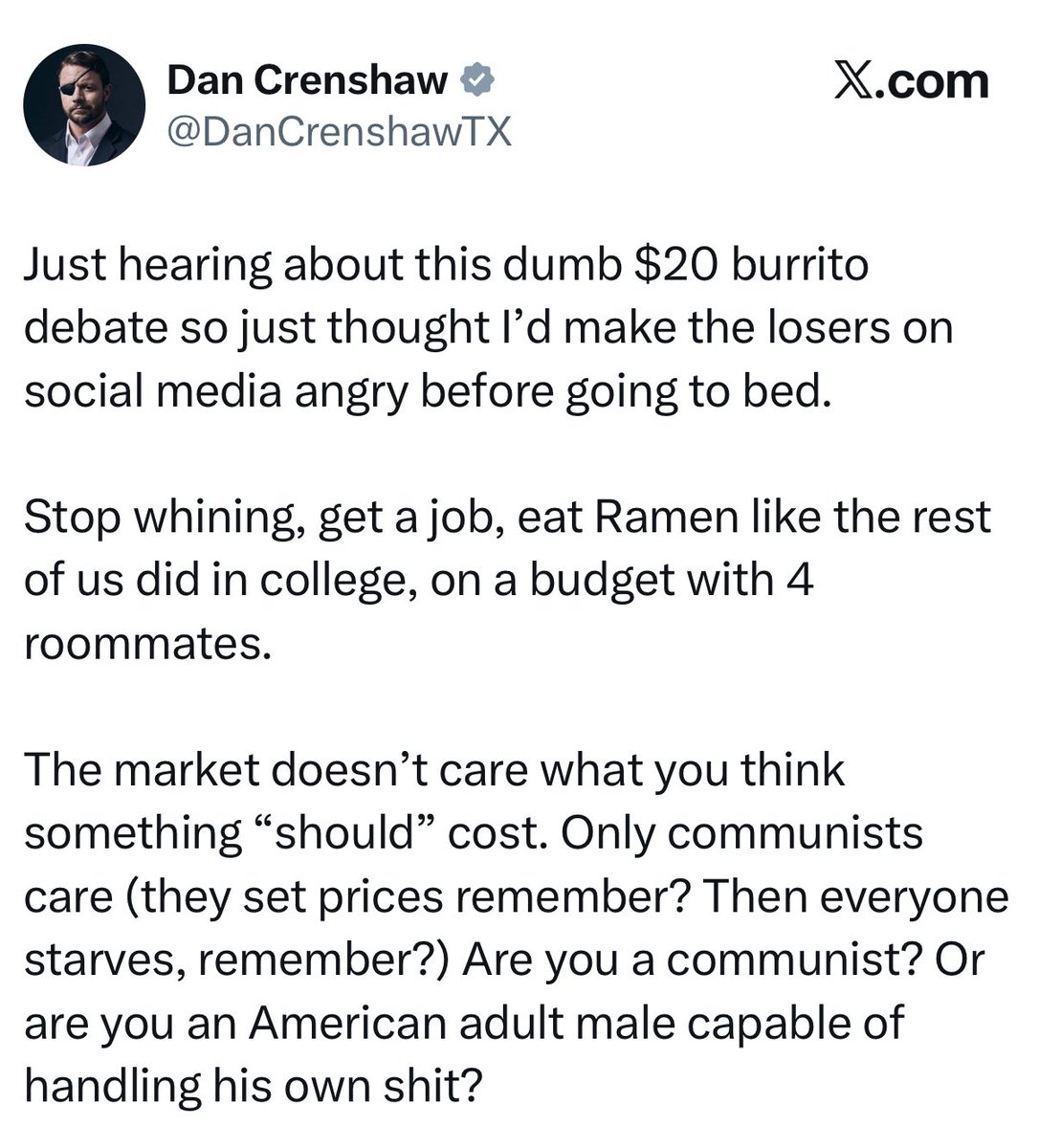 mattyglesias's tweet photo. New GOP message on the cost of living: “stop whining.” https://t.co/W7TJBkAQJw