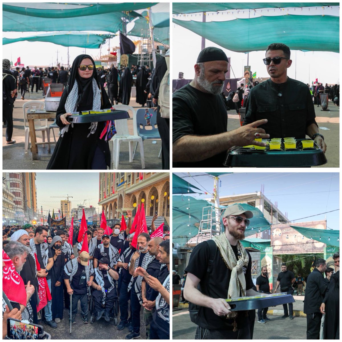m_ghanavatii's tweet photo. مدال گرفتن خوبه، ولی خدمت به زوار امام حسین(ع) افتخار ماندگارتریه. قهرمانان ورزشی کشورمون با همراهی سازمان ورزش شهرداری تهران در طریق‌الحسین کنار زوار بودن.
فرق قهرمان واقعی با بعضیا همینه؛ یکی کنار مردم و ریشه‌هاش می‌مونه، یکی پشت به همون مردم و ارزش‌ها میکنه. https://t.co/ZH6W92oH0C