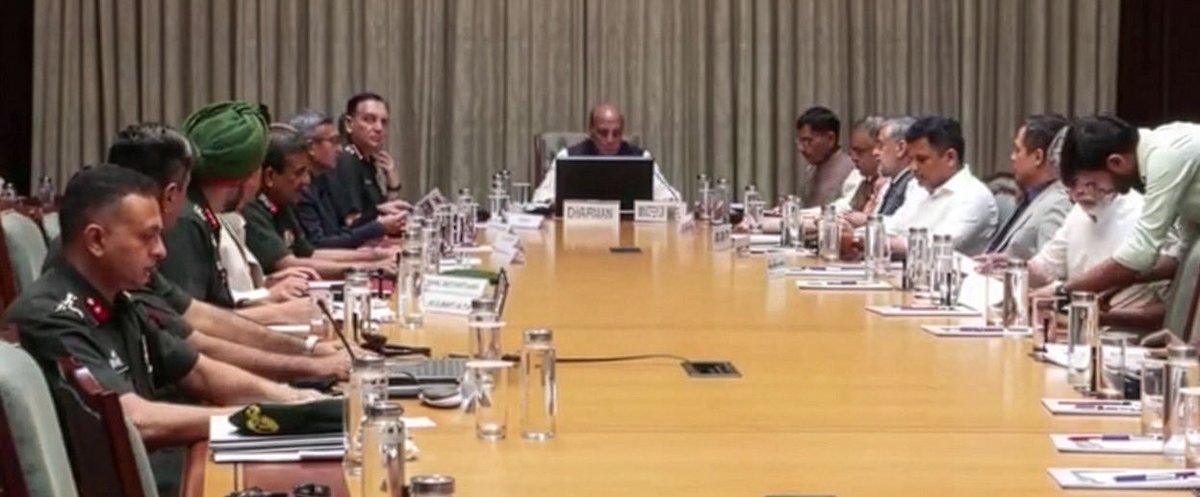 SpokespersonMoD's tweet photo. Raksha Mantri Shri @rajnathsingh chaired the Parliamentary Consultative Committee meeting for the Ministry of Defence in New Delhi on Aug 06, 2026. Discussions focused on the Territorial Army, highlighting its vital role as the embodiment of the ‘Citizen-Soldier’ concept, strengthening national security, disaster response, environmental conservation and nation-building.

The committee was briefed on the Territorial Army’s mandate, achievements and future roadmap, with members offering valuable suggestions to further enhance its effectiveness in service of the nation.

Read here: https://t.co/i7qRdcgeLE