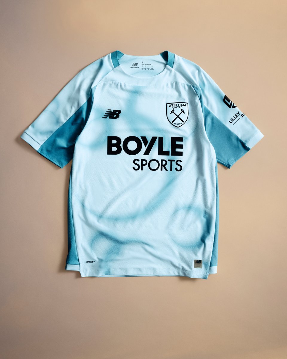 WestHam's tweet photo. A design inspired by our Club-defining anthem 🫧