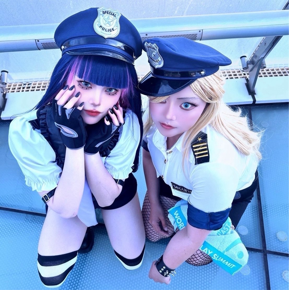 Naruchan_dayoyo's tweet photo. 💥 ┈┈┈┈┈┈┈┈┈┈┈ 🔫

　　　　　Cosplay

　　パンティ＆ストッキング
　　　withガーターベルト

♡   ┈┈┈┈┈┈┈┈┈┈┈   ♡

#コスサミ #コスサミ2026 https://t.co/OxkyJ9TWhT