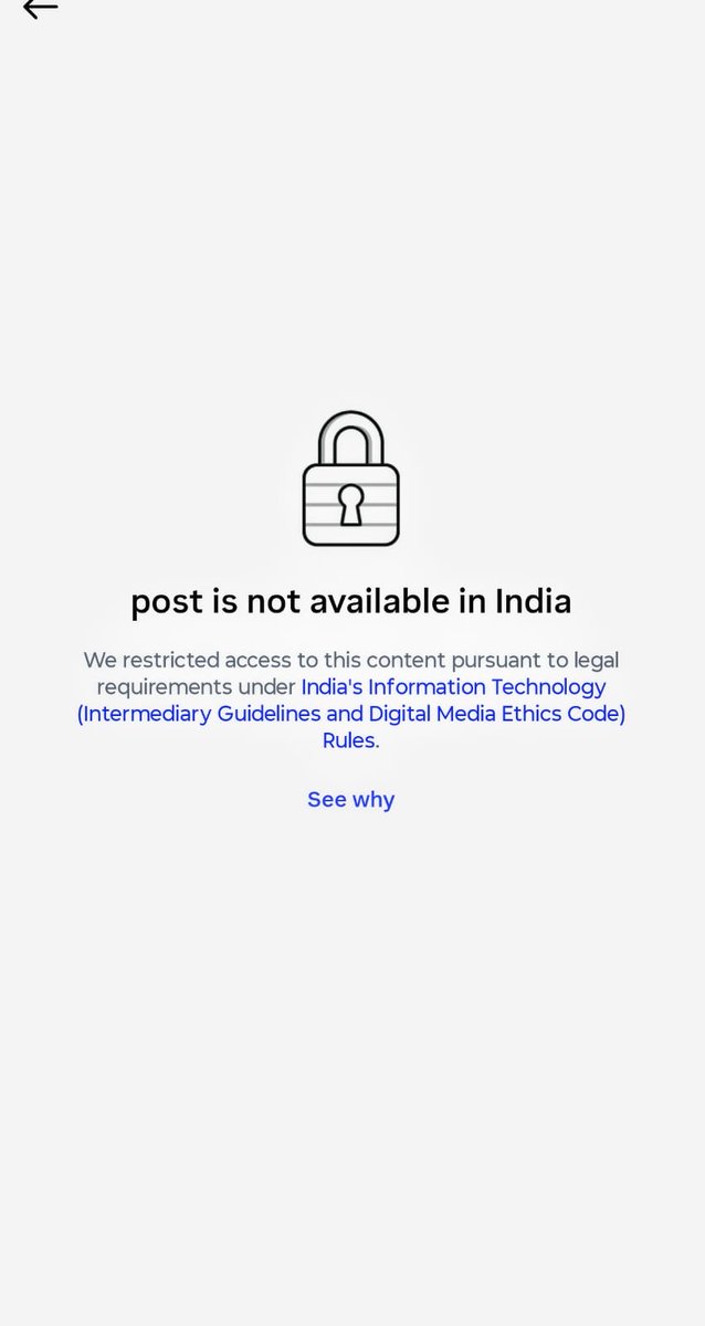AamAadmiParty's tweet photo. No explanation. No accountability. Just silence.

Democracy demands transparency, not secret restrictions and automated acknowledgements.

@Meta, stop hiding behind silence. Tell India why accounts are being restricted on your platforms and whose orders you are acting on.

Despite several emails, why are we still not getting a response?

Stop bowing down to Prime Minister Modi.

#MetaCensorsIndia