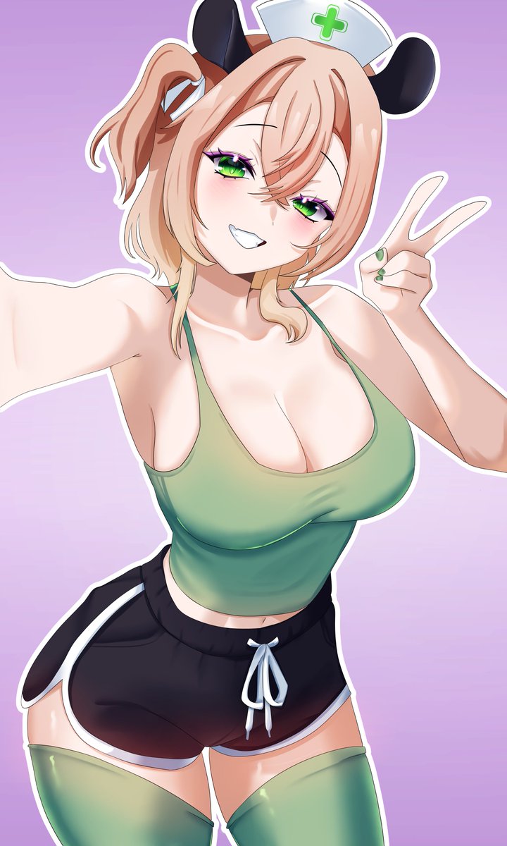 denpadreamscape's tweet photo. quick! take a selfie!

#nimagery #digitalart #vtuber https://t.co/oHYN9Fd0gU