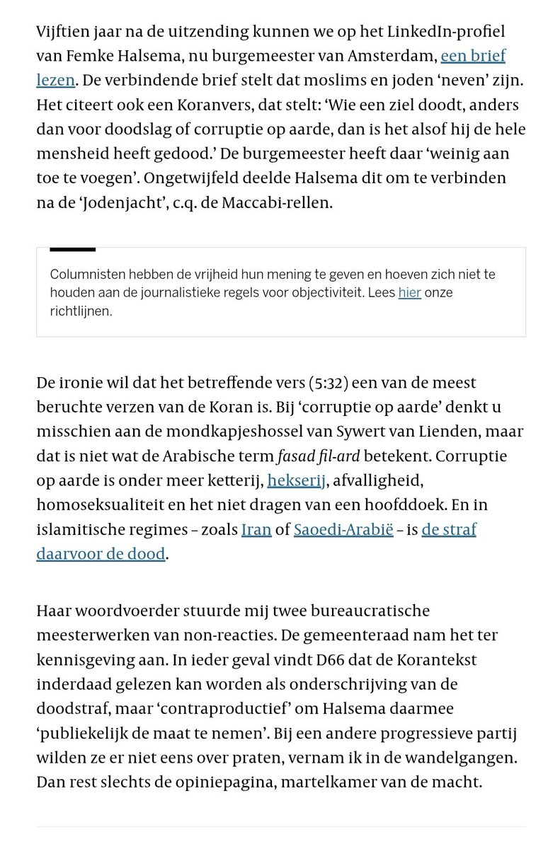 I_Simulacron's tweet photo. @ikgeefnooitop De auteur had gister nog een linkje.
Hierbij de column.

De echte fascisten zijn extreemlinks. https://t.co/BtjpZO5Esx