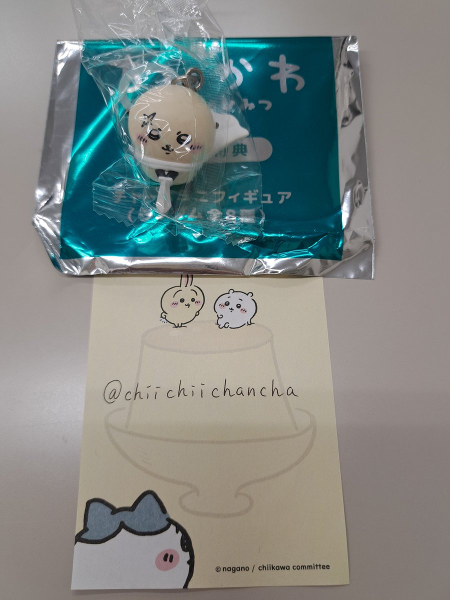 chiichiichancha's tweet photo. 交換　ちいかわ　映画　入場者特典　チャームミニフィギュア

譲　ラッコ
求　くりまんじゅう

名古屋手渡し

お心当たりございましたらお気軽にお声がけください https://t.co/5pvyoSBsZd