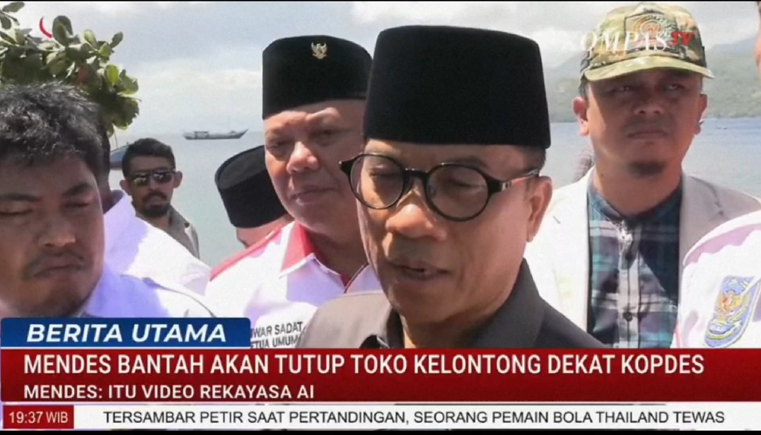 ZiaSl03's tweet photo. Mendes Bantah akan Tutup Toko Kelontong Dekat Kopdes

#KementerianDesaPDT
#BangunDesaBangunIndonesia
#BPSDMKemendesaPDT https://t.co/ckThYfM8YN