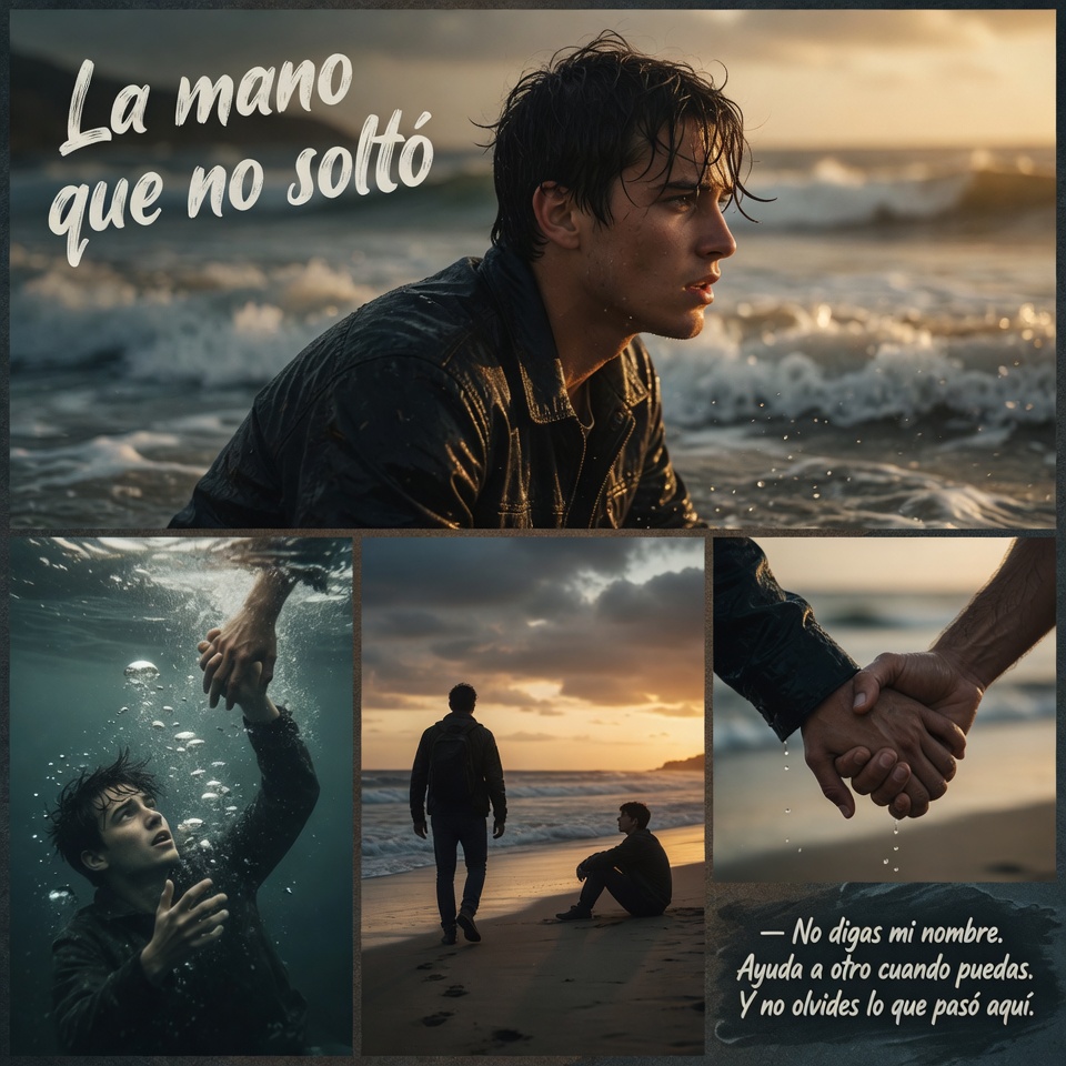 ankorinclan's tweet photo. El mar se lo tragó en segundos. Pataleó, gritó, sintió que el aire se acababa. Y entonces, una mano lo sujetó sin decir palabra y lo arrastró hasta la orilla.

Cuando pudo hablar, quiso saber a quién debía la vida.

—No digas mi nombre —respondió el hombre, ya de pie, empapado—. Ayuda a otro cuando puedas. Y no olvides lo que pasó aquí.

Se fue. Nunca volvió a aparecer.

Desde entonces, cada año, en la misma fecha, el muchacho vuelve a esa playa. No es socorrista. No trabaja allí. Solo lleva una mochila con lo necesario, y observa.

Cuando alguien lo necesita, corre. Sostiene. Y luego se va, sin dar explicaciones.

Le preguntaron una vez si era socorrista.

—No —dijo—. Solo estoy cumpliendo una promesa.

Hay manos que salvan una vida y desaparecen. Y hay vidas que, desde entonces, no dejan de intentar devolver ese gesto a alguien más.