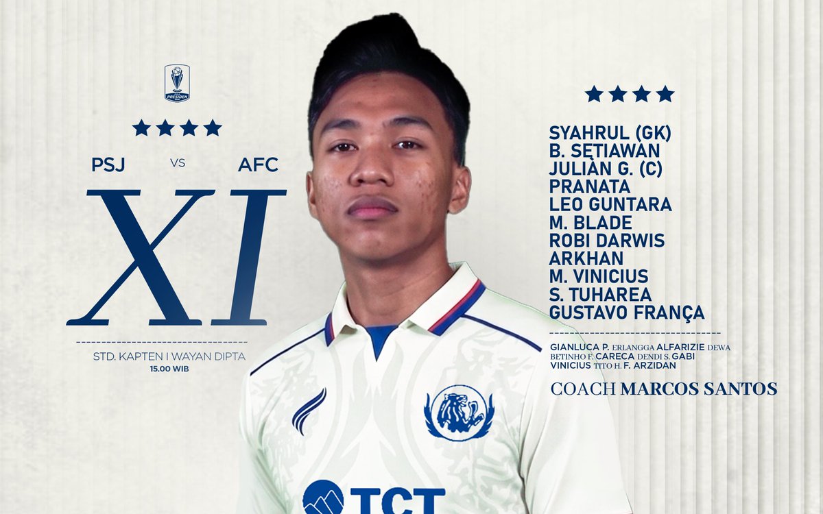 AremafcOfficial's tweet photo. 𝑺𝒆𝒃𝒆𝒍𝒂𝒔 𝑷𝒆𝒓𝒕𝒂𝒎𝒂🦁🔵
Berikan yang terbaik!

#AremaFC #AremaDay #SalamSatuJiwa #TH39REATNESS #PialaPresiden2026 https://t.co/8tiIURNpip