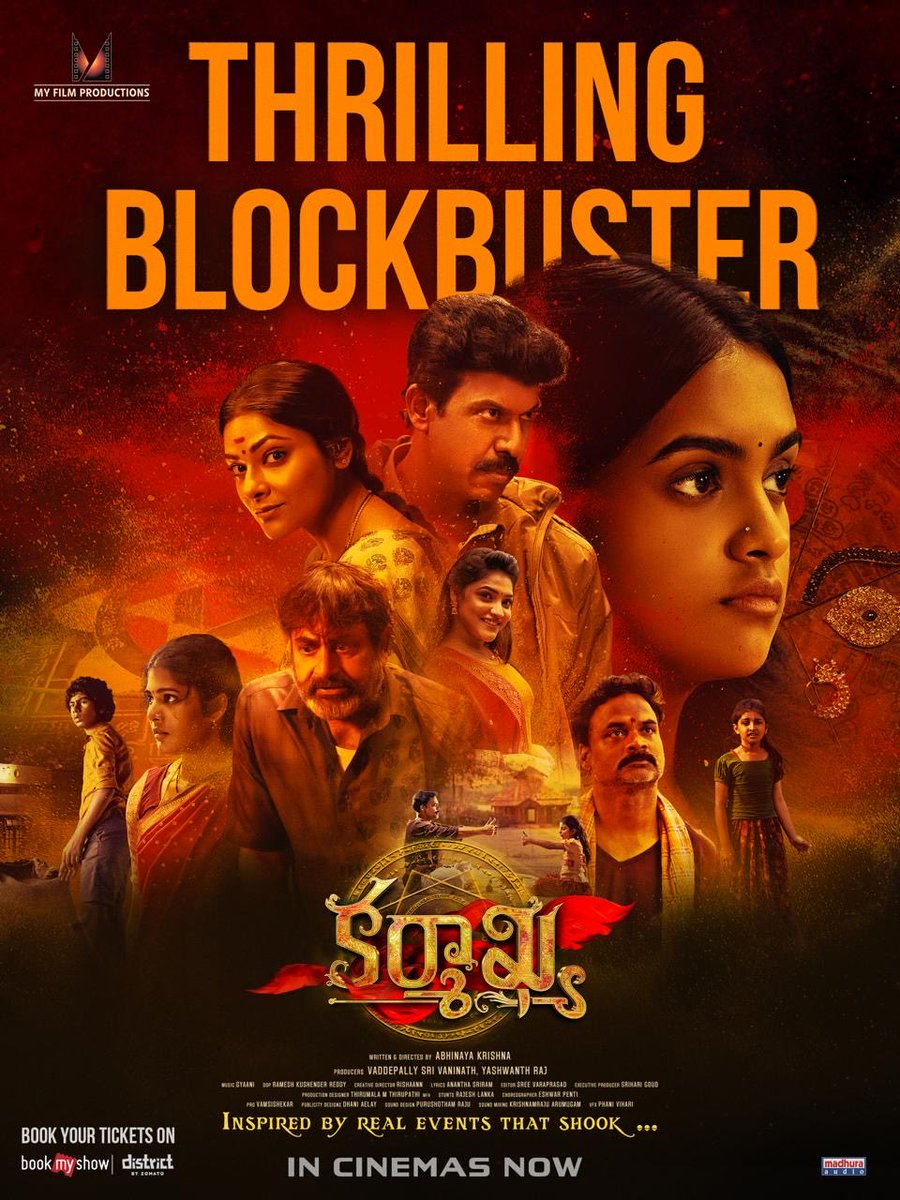 AbbhinavOffl's tweet photo. Thank you so much Telugu audience for making my Thriller KARMAKHYA a block buster Hit. 

🎟️ https://t.co/9L2Jd0Ge8R

 Thanks @AnilRavipudi garu for your immense support. 
 
@abhiramiact @RKushendar @samuthirakanip https://t.co/ezaSNs8cVk