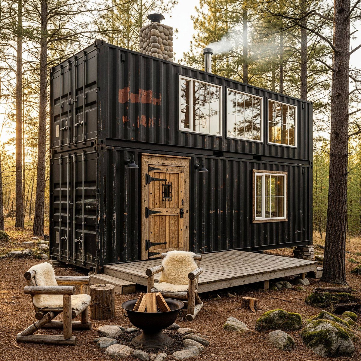 Premium2008's tweet photo. A cozy mountain retreat where rustic meets contemporary. Thursday inspiration with https://t.co/bdTNQurK7m https://t.co/ynvMiqHDQ0