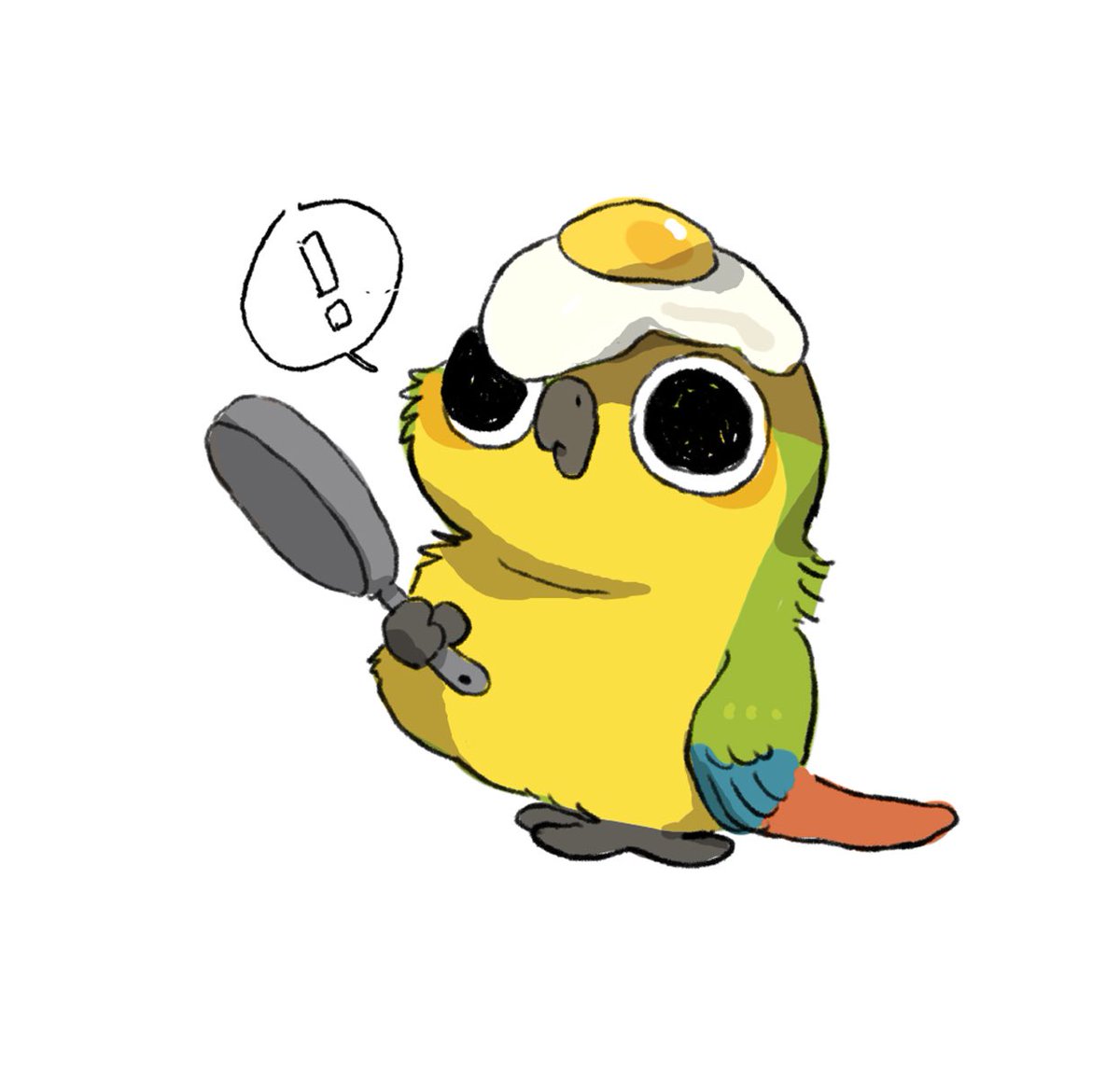 _AnnoyingBird's tweet photo. where is my egg～ https://t.co/hZciRe96eL
