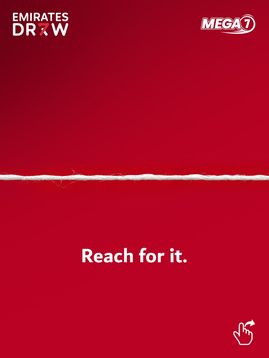 emiratesdraw's tweet photo. Saw it.
Going for it.🕸️
🔴MEGA7
🎁$30 Million
Learn more at https://t.co/TmzjbpiEch
#EmiratesDraw #MEGA7 #Global #ForABetterTomorrow https://t.co/DGE9TLBpaO