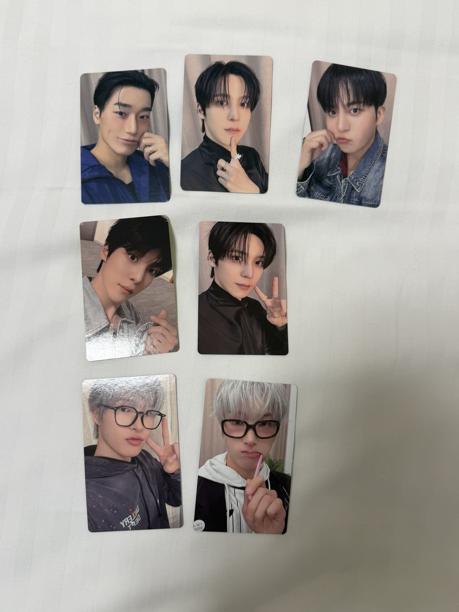 renako04's tweet photo. 【交換】ATEEZ トレカ ラントレ ATINY'S VOYAGE TINY MYSTERY ペンミ MD

譲】ジョンホ、サン、ユノ

求】塗りつぶされていないもののホンジュン、ヨサン、ウヨン、ソンファ

本日現地交換希望です。
よろしくお願いします。 https://t.co/Nz6kM5ReUY