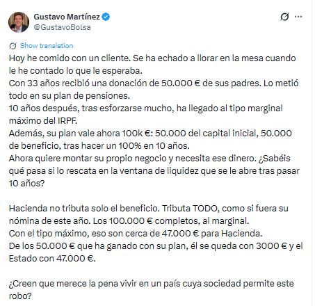 forocoches's tweet photo. Con 33 años recibió una donación de 50.000 € de sus padres. ahora Tributa TODO 

https://t.co/WU9N10Dodh https://t.co/apIFsnzjFo