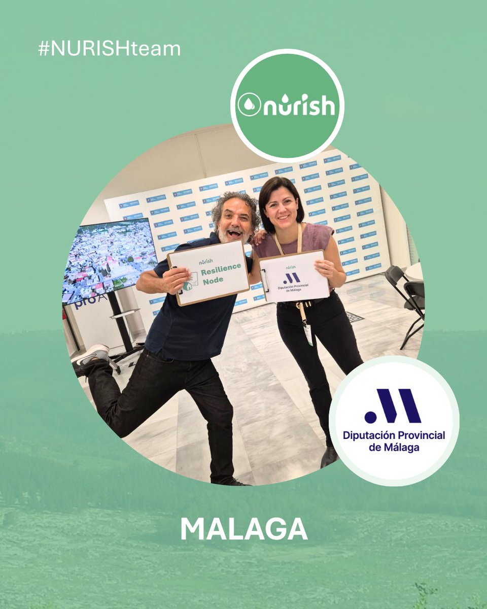 NURISH_EU's tweet photo. ☀️🌿 New #NURISHteam spotlight!
Meet the @diputacionMLG, participating in NURISH through @Malagamasviva, the NURISH Resilience Node 2, to strengthen rural climate resilience with #NatureBasedSolutions.

#NbS #RuralResilience #ClimateAdaptation https://t.co/lGbU3k8oKR