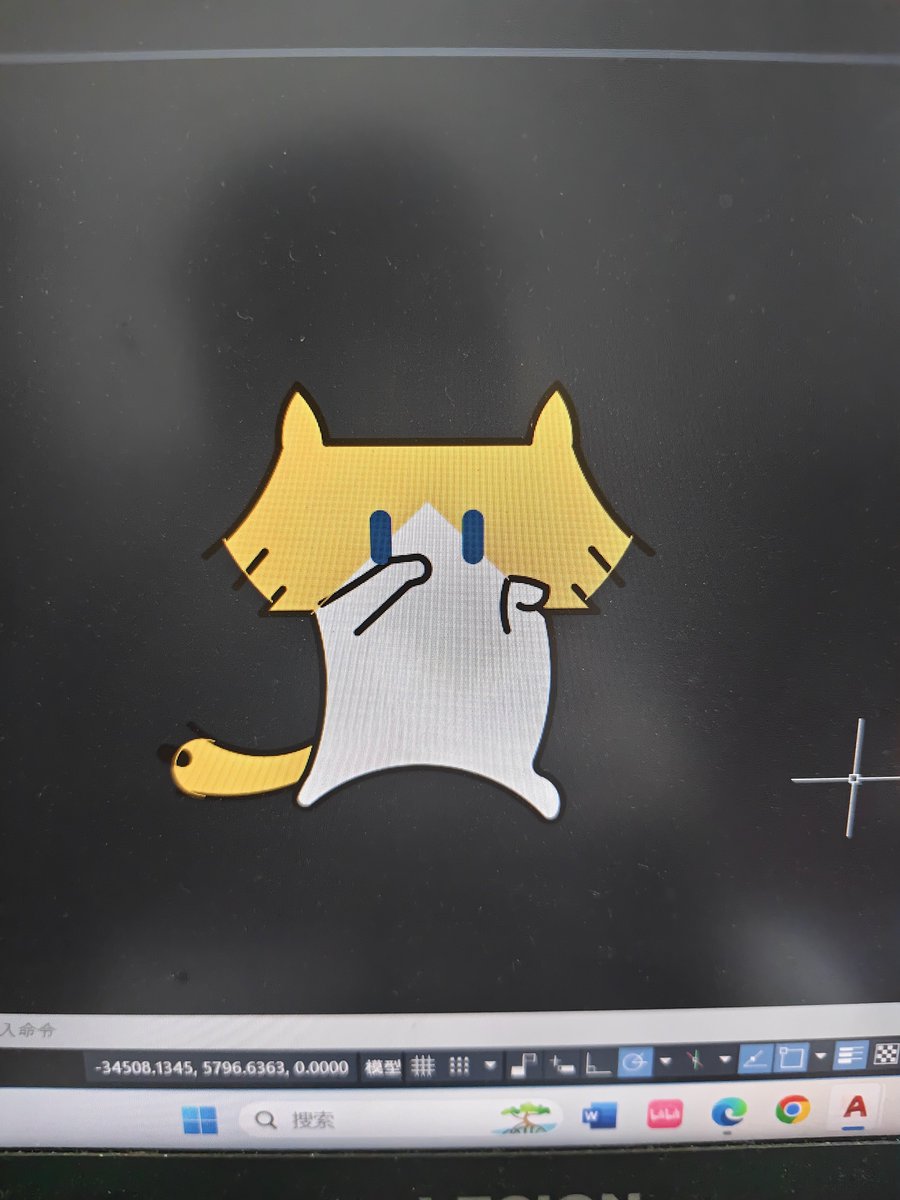 gdfki4k's tweet photo. It's actually pretty fun to draw this with CAD😂 https://t.co/LVMNxhAos6