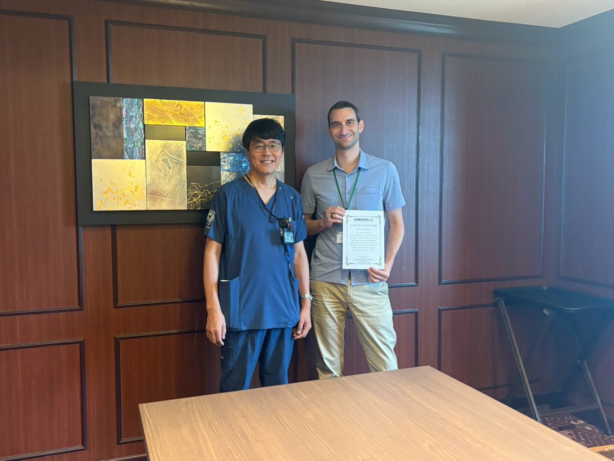 NPO_IHWC's tweet photo. IUHW医学部 消化器外科学教室より😊

日本消化器外科学会「国際研修交流プログラム」の一環として、2026年7月22日～24日（金）まで、米国Johns Hopkins School of Medicine Washington National Capital Regionより、Surgical Oncology Program DirectorのDr. Michail Mavros先生をお迎えしました。 https://t.co/dhiBTSh5Ix