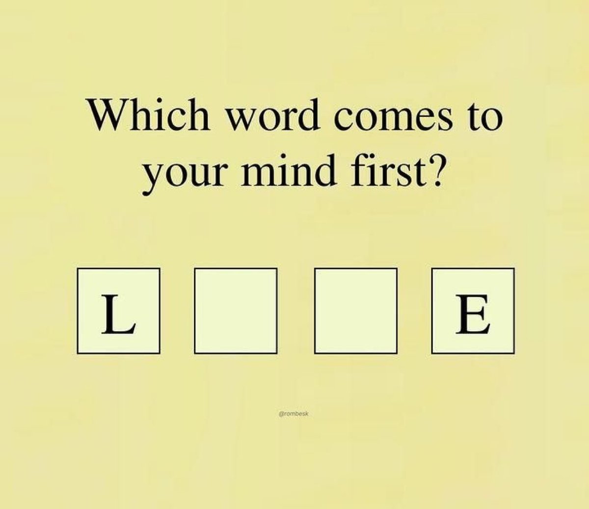 emanaliat's tweet photo. Which word comes to your mind first?? https://t.co/mdyyC0kvKA