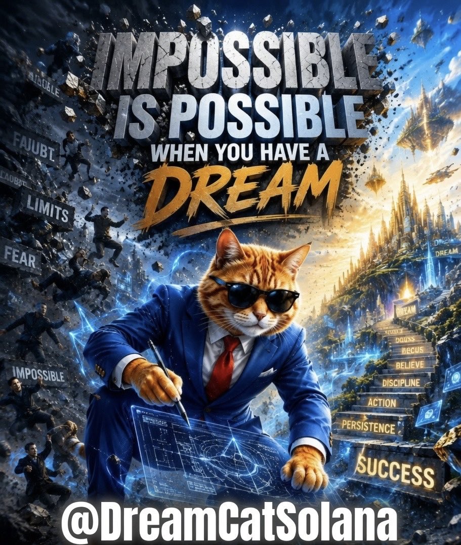 Mrsingh1840049's tweet photo. It’s possible with a dream, #DreamCat ! https://t.co/lyItt9h7kM