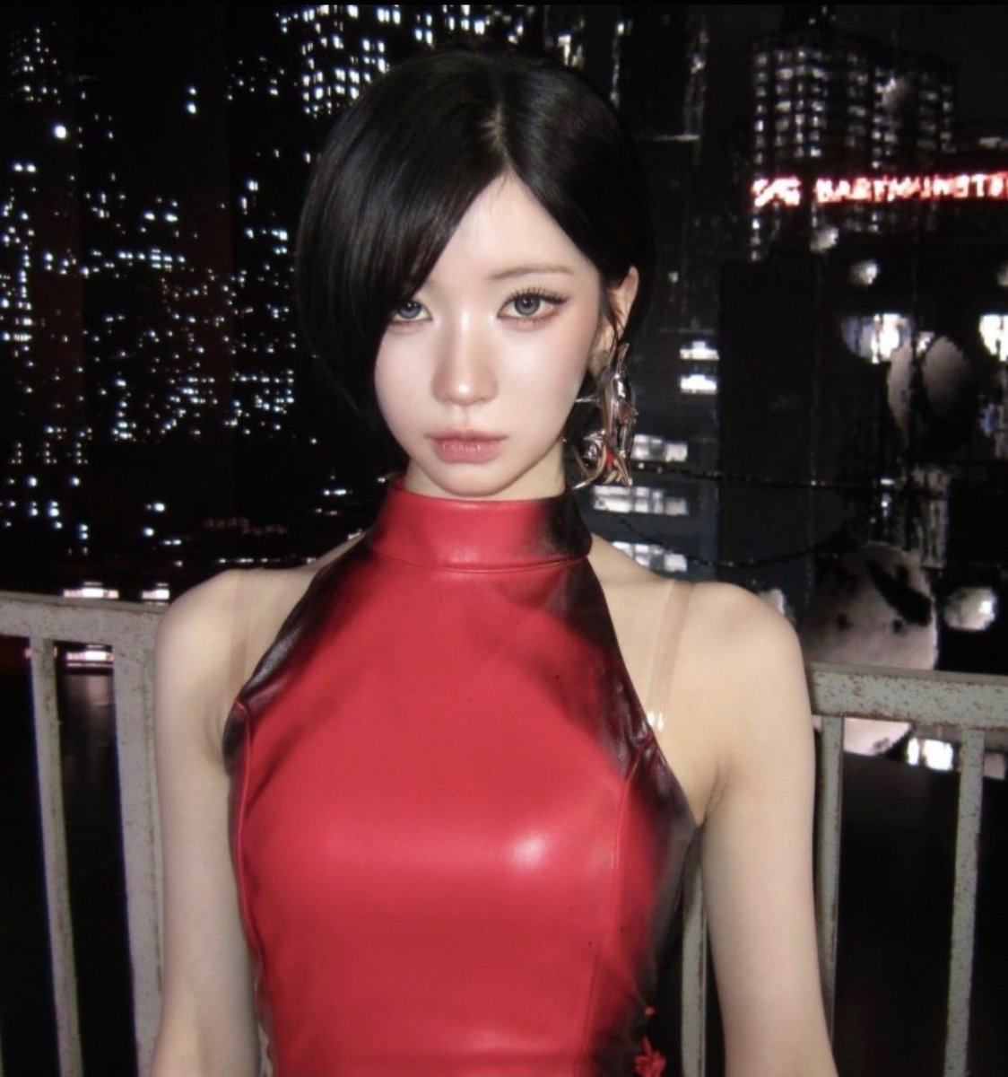 PopEmpirex's tweet photo. BABYMONSTER's Asa and Ada Wong from Resident Evil. https://t.co/e7mB3XHucE