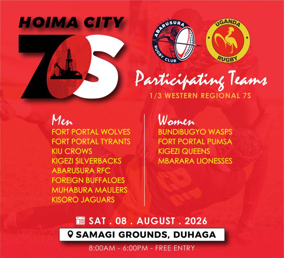 HipposFans's tweet photo. 🇺🇬 #WesternRegion7s Series

The opening leg of the 2026 Western Regional Rugby 7s Series, the #HoimaCity7s, part of the #UgandaRugby 7s Pathway Series, kicks off this Saturday.

Home side Abarusura RFC will host as the region welcomes emerging clubs, including new outfit Foreign Buffaloes - happy for the growth + spread of rugby across the Albertine region.

The venue setup already points to a well-organized event for a regional tournament 👏