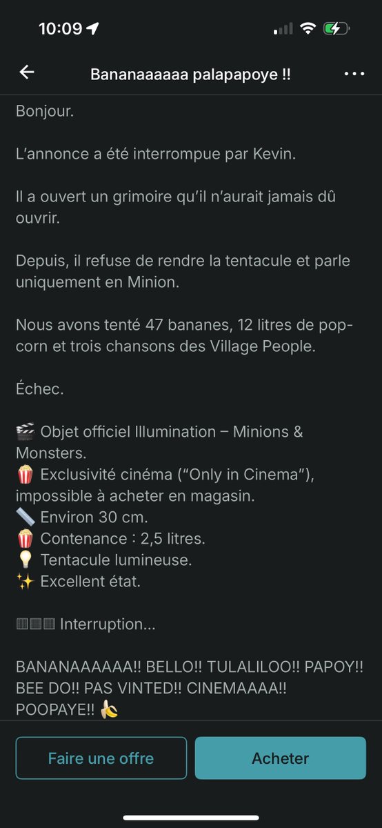 MoveitJ0's tweet photo. Je regardais le merch du film je suis MOOOOORT c'est la plus grande description de l'histoire de Vinted https://t.co/i3W6nxD0kP