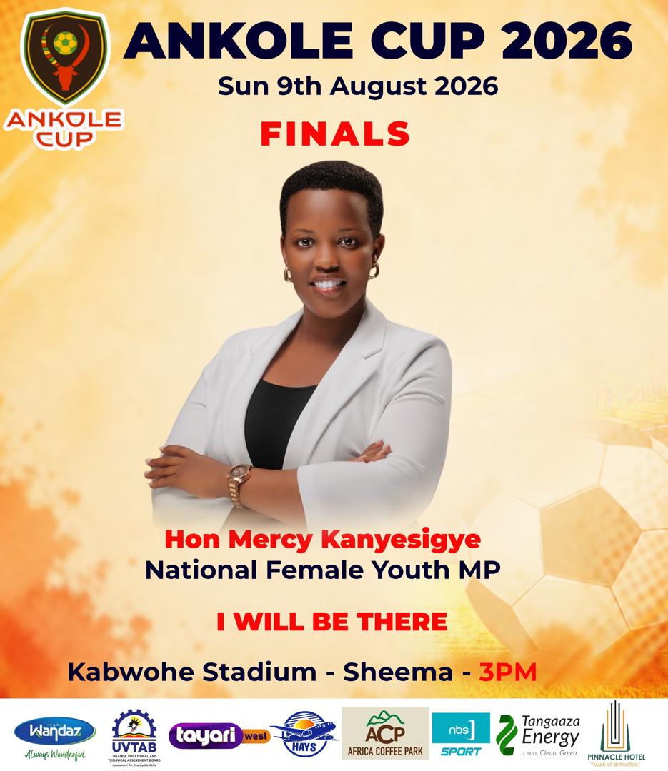kamusiime05's tweet photo. Our Youth MP Hon Mercy Kanyesigye @KanyesigyeMerc1 says we meet in Sheema on Sunday for Ankole Cup finals
#Bushenyi takes on #Ibanda for the ultimate glory.
#AnkoleCup2026
#Wandaz
#UVTAB
#TangazaEnergy
@TayariWestTV 
@NBSportUg https://t.co/3UXh1RQZ68