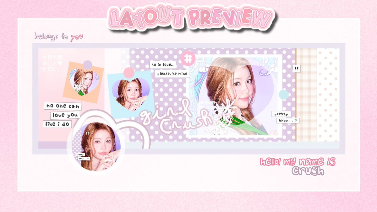 gieurly's tweet photo. 💌 — help repost ya, gomawo ><

hi sweets! aku ada layout ready stock carmen, ian, stella, dan yuha dari foto teaser yg baru nih 🥹⭐️🌸 bisa banget dijemput dari sekarang ya 😋 aku tunggu sweet heart! 🍥🩷

#bealanja https://t.co/pnNdc38GSs