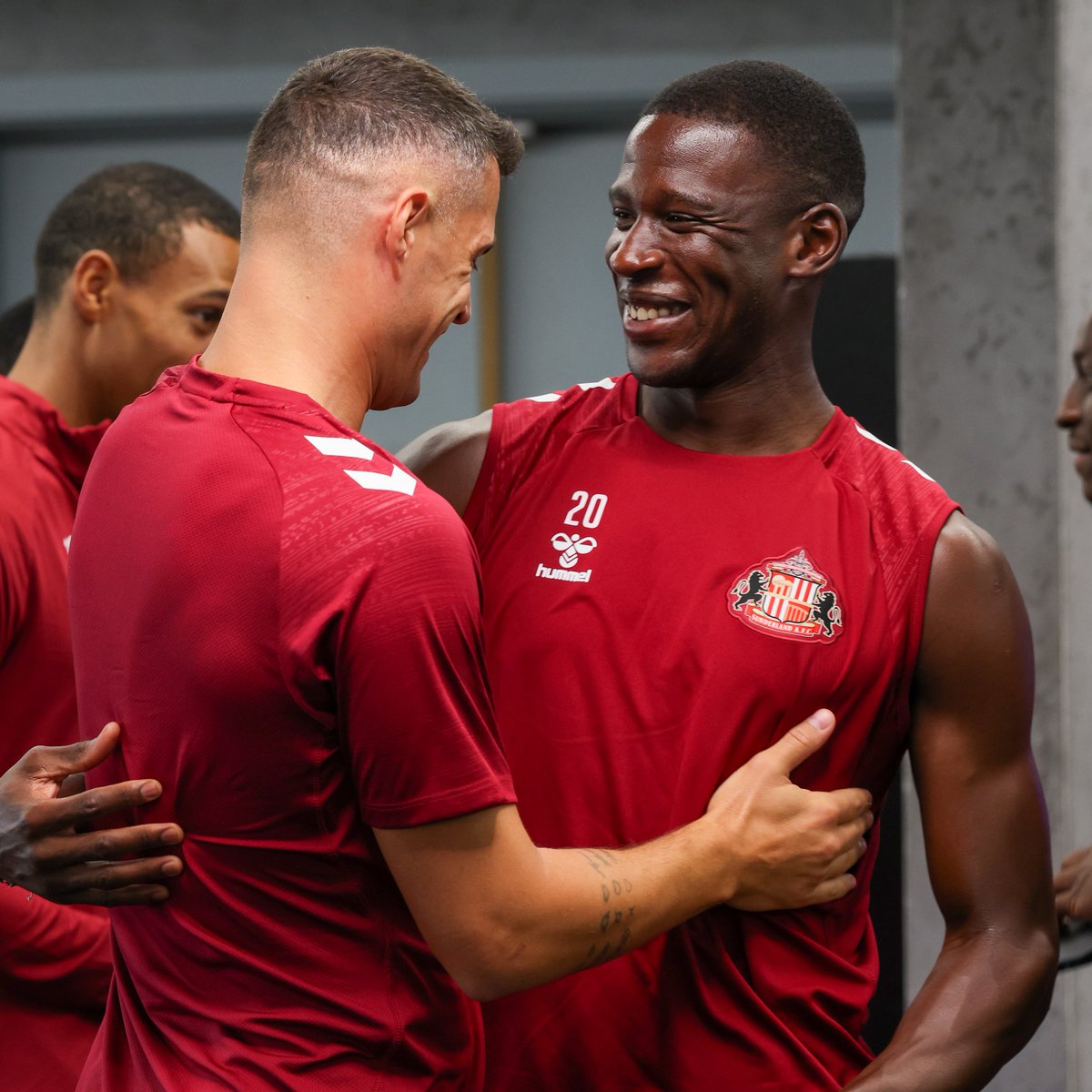 SunderlandAFC's tweet photo. Granit 🥰 Nordi https://t.co/2texEbxOAD