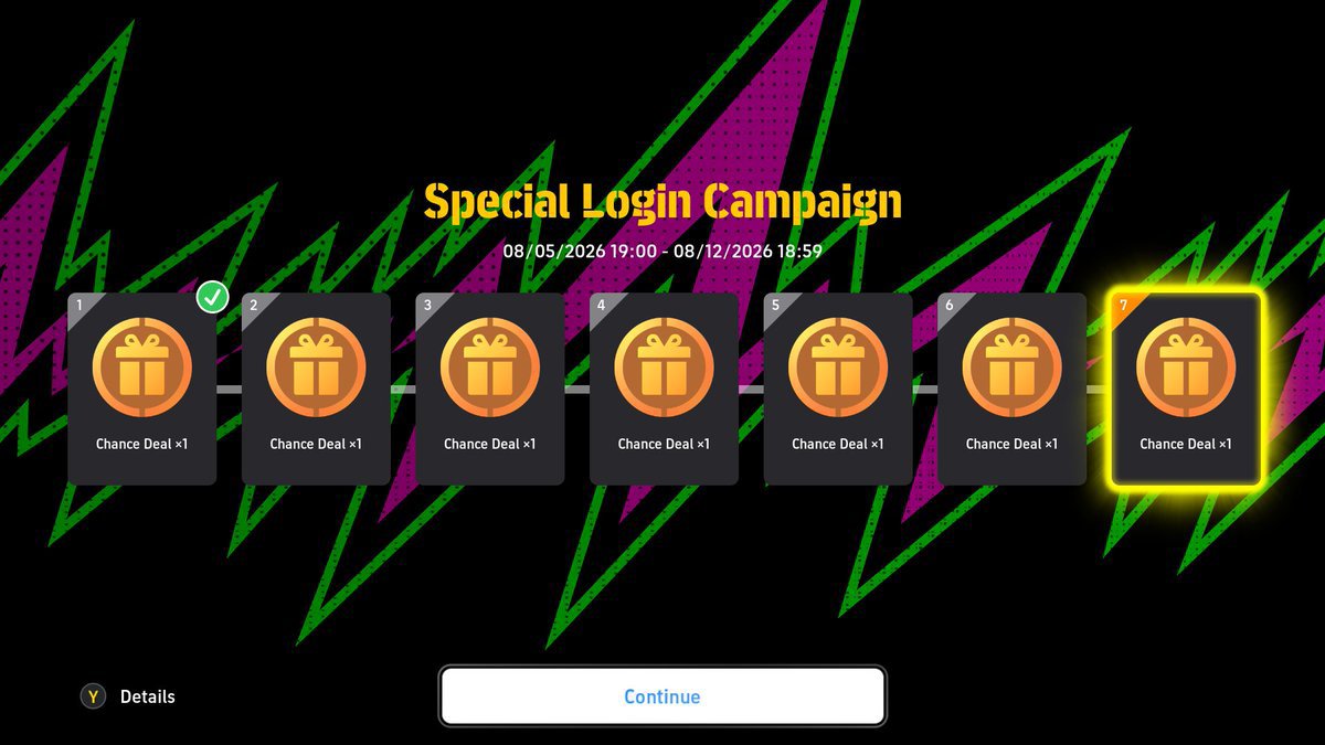 efootbuilds's tweet photo. Special Login Campaign. 06/08 - 12/08

#efootball https://t.co/eNuHZQaUT3