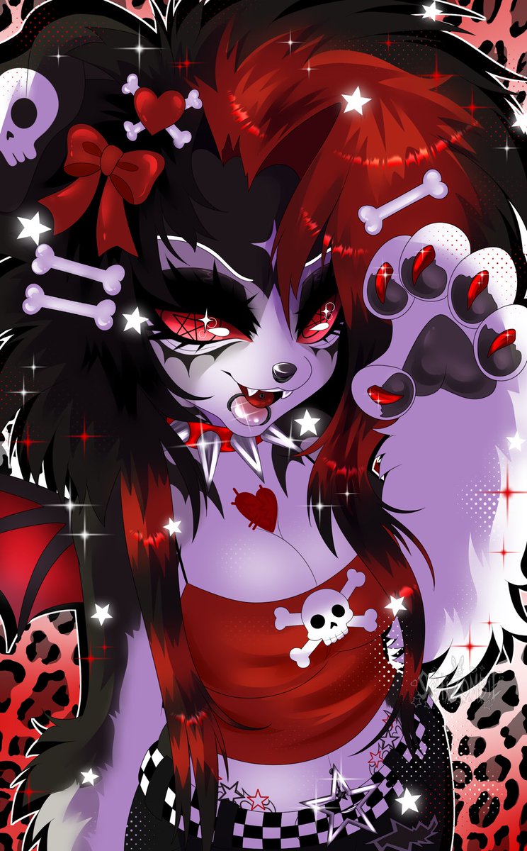 schizombiee's tweet photo. finished YCH ^,…,^ this is for a v dear person!! <3 

#furry #furryart #digitalart #oc #clipstudiopaint https://t.co/pJwMEhLhqm