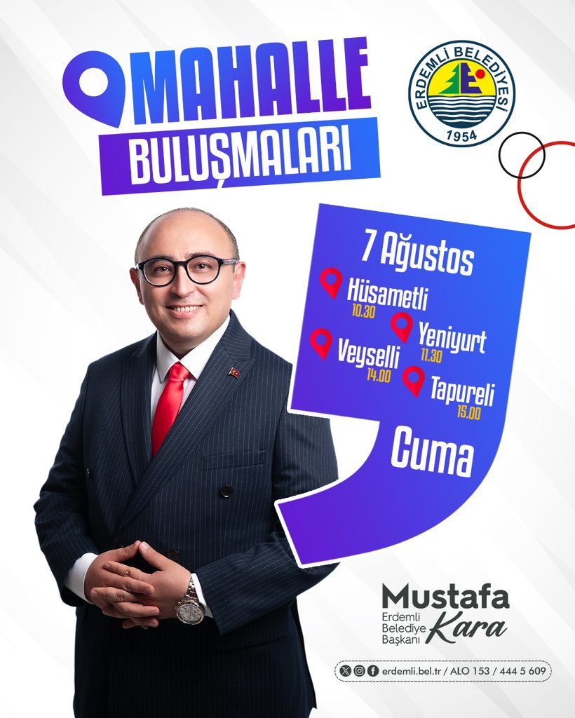 mustafakara_erd's tweet photo. Kıymetli hemşehrilerim,

Mahallelerimizde siz değerli vatandaşlarımızla bir araya gelmeye devam ediyoruz.

Her ziyaretimizde olduğu gibi yine sizleri dinleyecek, taleplerinizi yerinde değerlendireceğiz.

Tüm vatandaşlarımıza mahalle toplantılarımıza bekleriz.

Mustafa KARA
Erdemli Belediye Başkanı

#Hüsametli #Yeniyurt #Veyselli #Tapureli