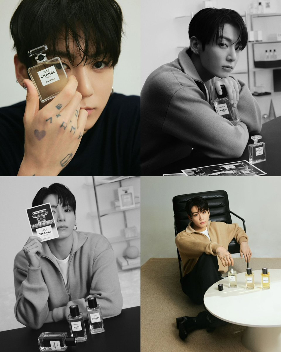 btschartsxdaily's tweet photo. RT &amp; REPLY ❤️‍🔥

JUNGKOOK FOR CHANEL BEAUTY
JUNGKOOK X CHANEL BEAUTY
#JungkookForChanelBeauty
#JUNGKOOKxCHANEL
#JungKook #정국 https://t.co/NtSiNEMeB8