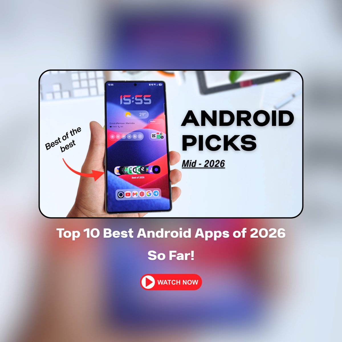Techtab_MN's tweet photo. Mid-year Android app roundup is live! 📱 What’s your go-to app of 2026 so far?

https://t.co/H6d1g3htKi

#BestAndroidApps #bestapps2026 #AndroidApps https://t.co/053U5N6nY8