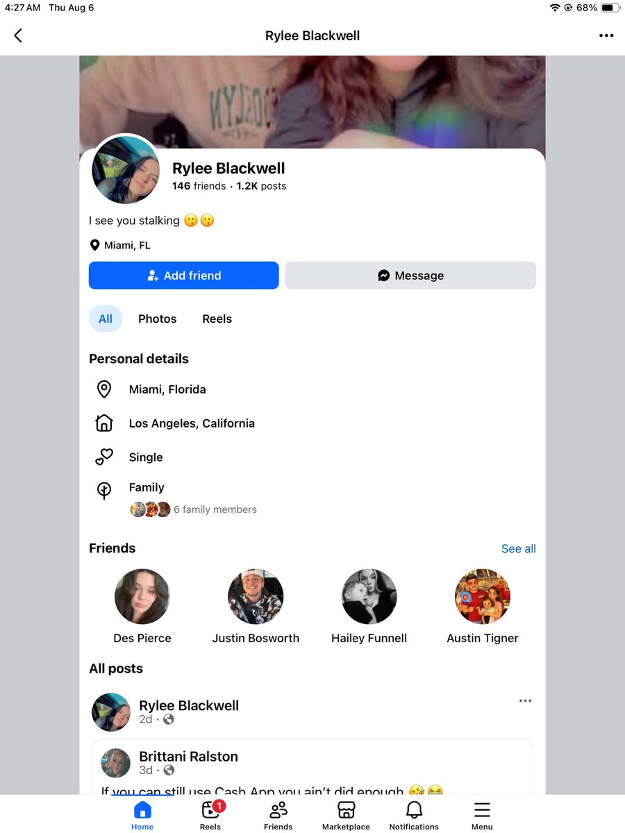 TwoFaced_Harvey's tweet photo. @__Maybe__11 @SeeRacists Rylee also has a Facebook page and tiktok. https://t.co/cNuheVTPnS