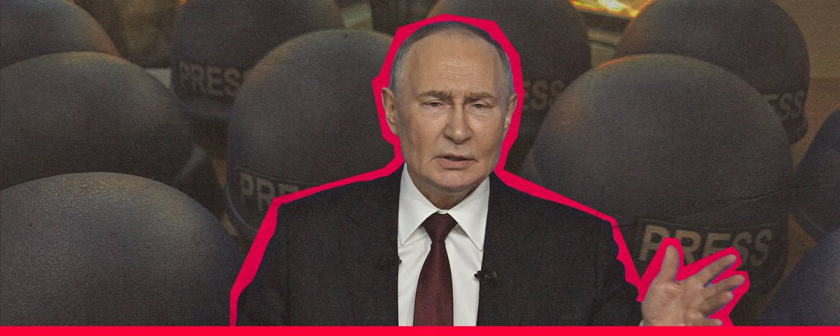 RSF_inter's tweet photo. #Russia: Vladimir Putin has signed a new law targeting Russians in exile who are listed as “foreign agents” or allegedly linked to "undesirable organisations.” Many of them are journalists. RSF condemns yet another tactic to repress news from independent sources. https://t.co/sElVpSAOSn