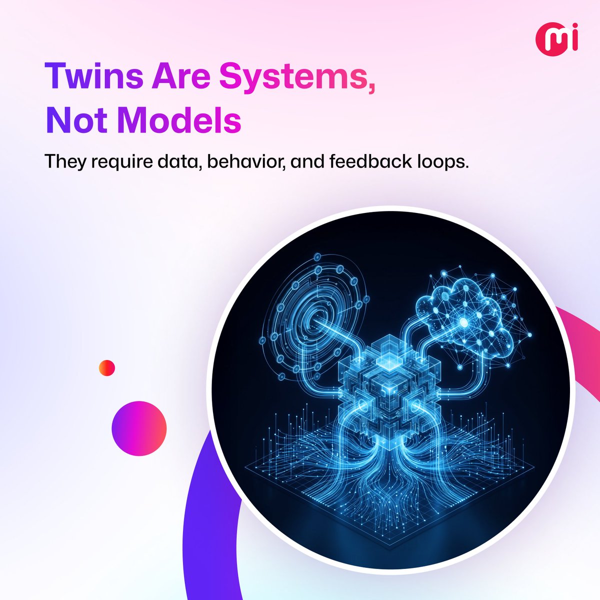 Mindinventory's tweet photo. Most companies don't have a Digital Twin problem. They have a decision-making problem.

We've seen organizations invest millions in sensors, dashboards, and 3D models, only to discover nothing actually changed on the factory floor. https://t.co/IUOkC69XGX