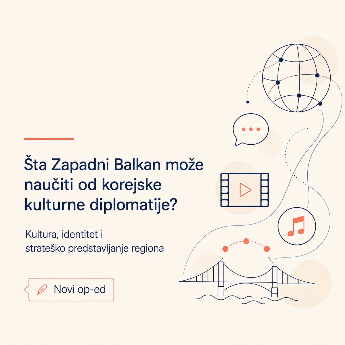 WBKoreaNetwork's tweet photo. Članica naše Mreže, Anja Asanović analizira šta Zapadni Balkan može naučiti od korejske kulturne diplomatije: kako se K-pop, K-drame, kultura i institucije pretvaraju u globalni uticaj.

Čitajte na: https://t.co/PFPT5ntsCn https://t.co/CfIksN7V64