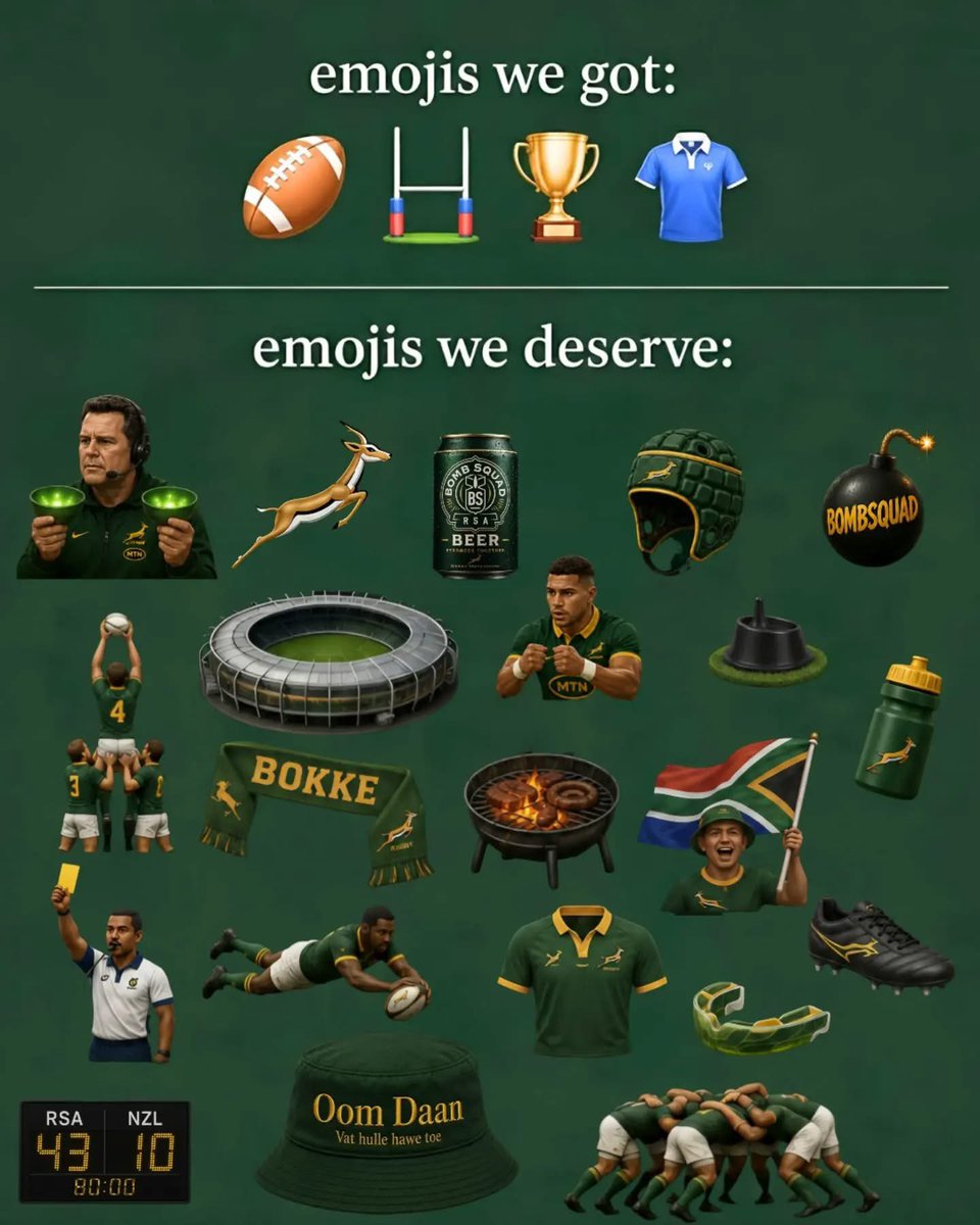stephsteenkamp's tweet photo. No lies detected!! 💚🥇💛

@Springboks https://t.co/UqNRkvXG0k