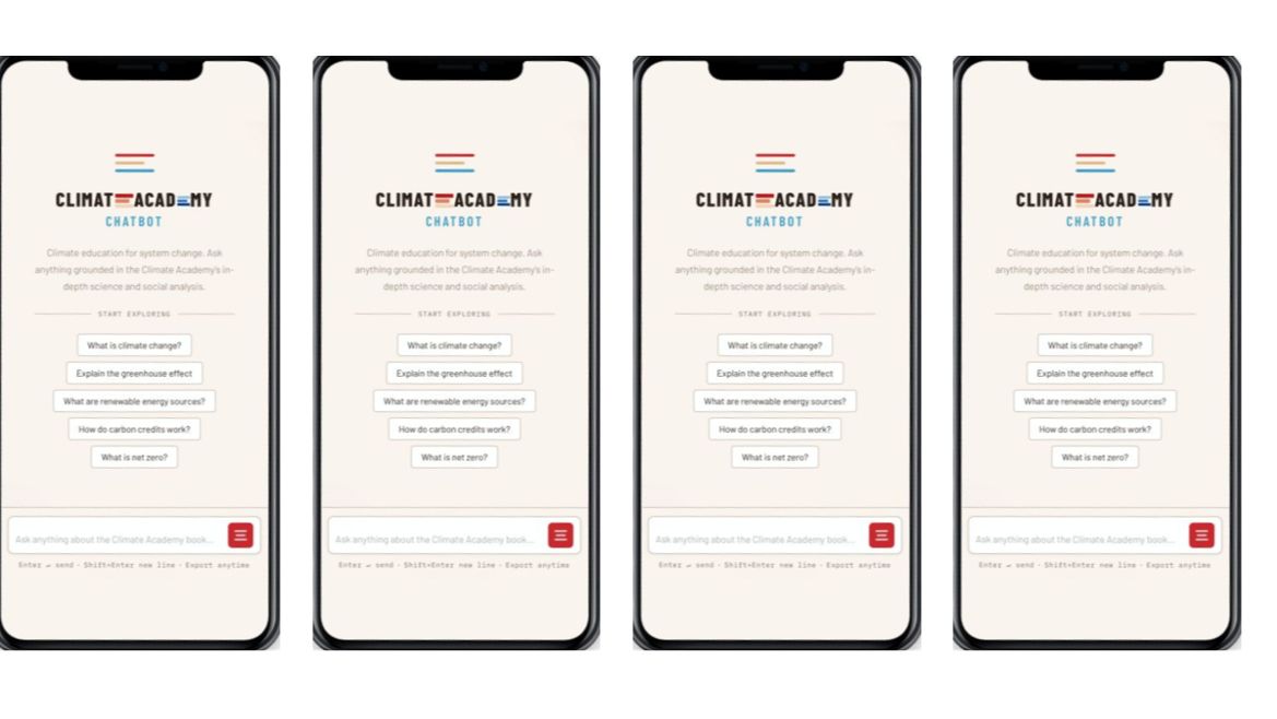 OKFN's tweet photo. 🤖 "Ask Me Anything About Climate"
I will answer with
📚 reliable knowledge
👩🏾🏫 grounded answers
ℹ️ source citations
⚖️ fairness
♿️ accessibility
The Climate Academy Chatbot – aka #CABot – now has a dedicated page on the OKFN website → https://t.co/b49s5qXPEA
#AILearningLabs https://t.co/EamJiLm8bx