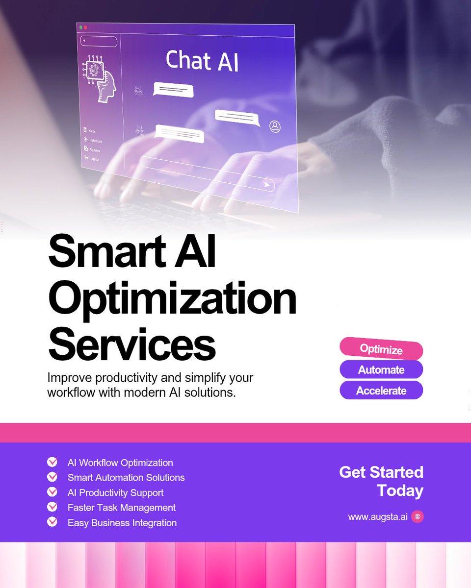 augsta_'s tweet photo. From intelligent automation and predictive analytics to machine learning and generative AI, our tailored solutions streamline business processes, reduce operational costs, and improve productivity.

Visit: https://t.co/jHvek7rB1s

#AIOptimization #ArtificialIntelligence https://t.co/0duiMdtTih