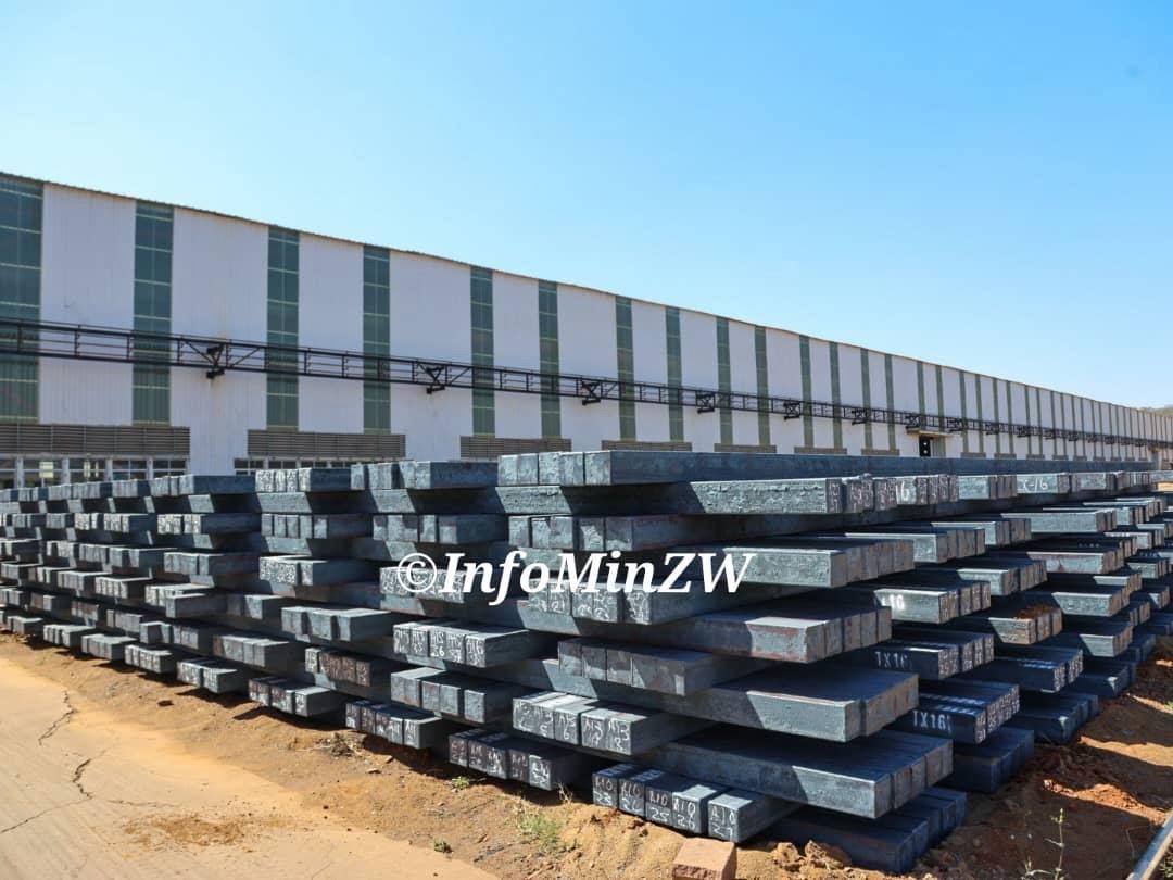GarikaiGarwe's tweet photo. 🇿🇼 Dinson Iron and Steel Company in Manhize is fast becoming one of Zimbabwe’s most significant industrial investments.

The US$1.5 billion integrated steel plant, a subsidiary of China’s Tsingshan Holding Group, began pig iron production in July 2024 and is targeting 1.2 million tonnes of steel annually.

Its blast furnaces and continuous casting lines are now operating at full capacity, producing steel billets and slabs. Dinson currently serves a market split of 60% local and 40% export, mainly within the SADC region, with priority placed on meeting domestic demand and reducing steel imports.

#NDS2
#Vision2030
#AsakhiZim
#Vakazim