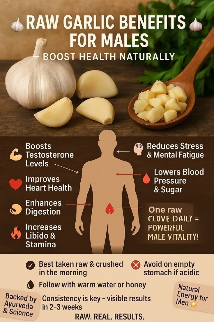 technoraai's tweet photo. 🧄 Just 1 clove of garlic a day could make a difference.

💪 Energy • ❤️ Heart Health • 🔥 Stamina • 🩸 Blood Pressure Support

Small habit. Big impact.

📌 Follow for more science-backed health tips. https://t.co/FqDvzzzVcm