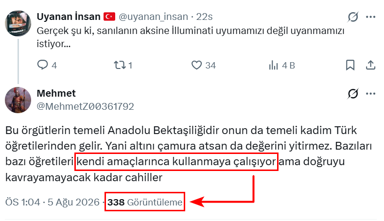 ElZulfiqar's tweet photo. önüme düştü kendi yorumlarımla ilave yapıp sizlere paylaşmak istedim..

evet,
bütün planlar, iyilik olsun kötülük olsun aslında her şey Allah'a ait plandır.. şeytan bile Allah'ın planına hizmet eder ama bilmez
şeytan ve şeytaniler olmasa insanın iyisi ve kötüsü nasıl görünür edilip açığa çıkartılırdı.. Allah adildir ve insanın kalbinde olanı açığa çıkarmadan ulu divan kurmaz (hüküm günü)
insanlığı yoldan çıkarmaya çalışan ve bir kısım sırrı (gizli bilgiyi) elde eden tüm örgütler bilerek ya da bilmeyerek Allah'ın muradına hizmet ederler..
bilerek hizmet edenler, insanların yoldan çıkacak zayıf (çürük) olanlarını kendi kurdukları görünür gücün yanında olmaları için kendilerine dünyalık imkan ve güzellikler sunar.. bununla insanların kalplerinde olanı, ne yapıp yapmayacaklarını açığa çıkartmaya hizmet ederler.. iş olup bittiğinde onlara uyan insanların "tek gözün" Allah olduğu gerçeğiyle yüzleşip büyük hüsrana uğrayacaklardır..
bir kısım şeytani oluşum da asıl plandan habersiz olarak elde ettikleri sırlar ile insanların üzerinde ilah olmaya, yönetmeye ve şeytanı üstün kılmaya çalışırlar ki bunlar hem kendilerini ateşe sürükler hem de yoldan çıkarıp kendi fıtratlarına benzettiklerini..

işin özü dünyada güçlü sandığınız tüm ezoterik okült yapılar bilerek veya bilmeyerek Allah'ın kullarını sınayarak açığa çıkarma planına hizmet ederler.. evet içlerinden bazıları şeytani bir yapı gibi görünse de aslına onlar Allah'a kesin söz vermiş ve Rablerine biat etmiş olanlardır.. onlar Allah'ın sınavının bir parçası olarak insanların önüne koyulmuş sınavdaki tuzak sorular olduklarını bilir ve görevlerini yaparlar..
bütün bu sırlı oluşumlar, kaynak ve ilhamlarını aldıkları yer erenlerin (hakikati görenlerin) ta kendisidir.. 
onlar, erenlerin hakikat için sadece iyilikle yaptığı mücadelenin diğer tarafı olan kötülükle de (cezbetme, nefsi azdırma, zorlama, yalnız bırakma) tarafı olarak aynı hakikati açığa çıkarmak adına seçtikleri yoldur..

İşin özeti şu ayetler tüm yazdıklarımı zaten bizlere bildirmiştir ;
İbrahim Suresi 21. Ayet
(Mahşer günü) bütün insanlar (hesap vermek üzere) Allah’ın (manevi) huzuruna çıkacak ve zayıf (görüşlü) olanlar, (dünyada iken hakkı, hakikati araştırmadan, başkalarının peşinden körü körüne gidenler, dünyada iken itaat ettikleri) o büyüklük taslayanlara, “Şüphesiz biz size uymuştuk. Şimdi siz, Allah’ın bize vereceği azabın herhangi bir bölümünü başımızdan savabilecek misiniz?” diyecekler. Onlar diyecekler ki: “Eğer Allah bizi doğru yola iletseydi, biz de sizi doğru yola iletirdik. Şimdi sızlansak da sabretsek de birdir, değişen bir şey olmayacak. Çünkü kaçıp sığınabileceğimiz bir yer yoktur!”  
İbrahim Suresi 22. Ayet
(Mahşerde hesaplar görülüp) iş tamamlanınca, şeytan (kendisine uyanlara) diyecek ki: “Şüphesiz Allah, size hak olanı vadetti, ben de size (bazı) vaatlerde bulunmuştum, ama (ben, o bâtıl vaatlerle) sizi aldatıp yalan söyledim. Zaten benim size karşı hiçbir (yaptırım) gücüm yoktu. Ben, sizi (bâtıla) davet ettim, (öldükten sonra dirilmenin de, cezanın da olmayacağını ve olsa bile, putların size şefaat edeceklerini fısıldadım) siz de hemen benim davetime uydunuz. O hâlde beni kınamayın, kendinizi kınayın. (Artık) ne ben sizi kurtarabilirim ne de siz beni kurtarabilirsiniz! (Dünya hayatında iken, sizi putlara ibadete davet ettiğimde, siz bana itaat etmekle esasında beni Allaha ortak yapmıştınız.) Şüphesiz ben, daha önce (dünya hayatında iken) sizin, beni Allah’a ortak koşmanızı da reddetmiştim.” Şüphesiz zâlimler (kâfirler) için elem dolu bir azap vardır.

NOT:
Görselde an da gördüğüm 338 sayısal işaretiyle işaret olunan şeytanın durumuna dair yazıyı yazan kardeşimizi onaylar bir haber verilmiştir..
338 in başına 1 (Allah) konulunca 1338 erenlerin Allah yolu sayısal işareti açığa çıkar
Bana geçmişte öğretilen 1338 sayısal haberiyle, Hace Bektaş-i Veli pirimin yolunun varlığı işaret olmuştur..