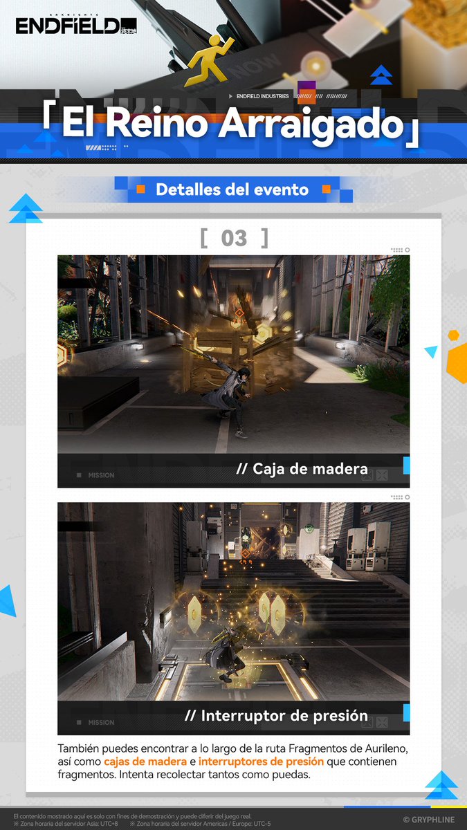 AKEndfieldES's tweet photo. Detalles del Evento [El Reino Arraigado]

[El Reino Arraigado] es el Evento: Diversión y juegos en el que se recogen Fragmentos de Aurileno y se completan Misiones del reino para ganar recompensas.
Un joven “operador” está haciendo guardia. Echemos un vistazo al misterioso portal del Espacio de protocolo que encontró.

#ArknightsEndfield #Endfield #CompanionshipCelebration