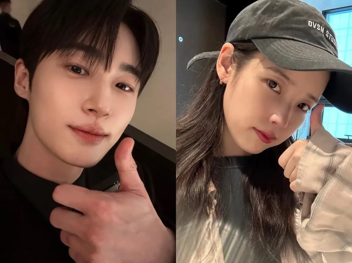 Sweetiie19P1986's tweet photo. the duo ! —— #변우석 &amp; #아이유 
Ctrl+C  x  Ctrl+V https://t.co/EPQXJVVjJ9